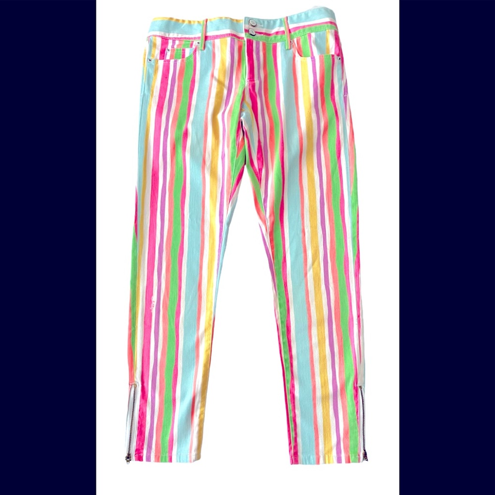Lilly Pulitzer Multicolor Striped Skinny Pants